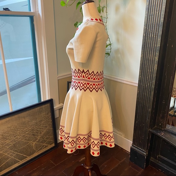 Alexander McQueen contrast stitch intarsia mini-dress - Picture 7 of 7